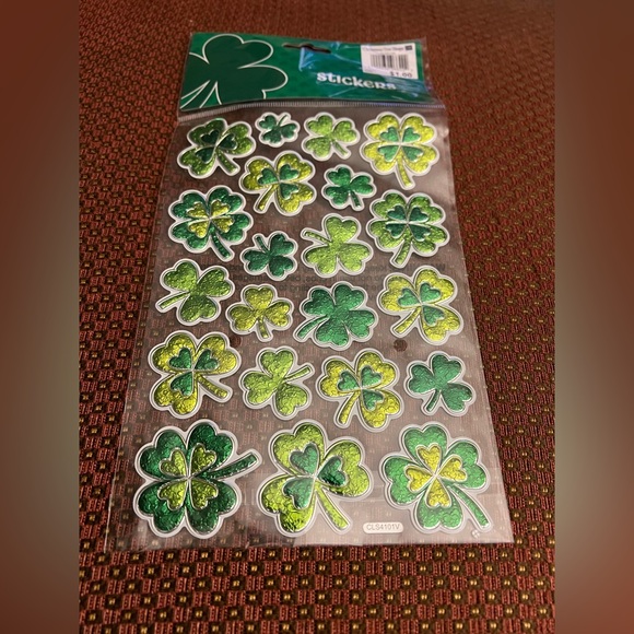 St. Patrick’s Day Assorted Scrapbook Stickers - Picture 2 of 3